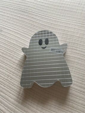 Eccolo Halloween Ghost Mirrored Décor Silver Spooky Home Decor